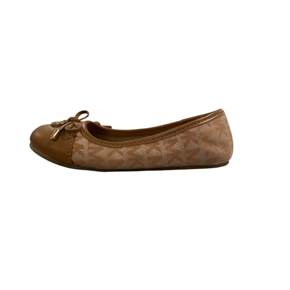 Michael Kors Girls Ballerina Flats Size 12 Tan - Picture 4 of 9
